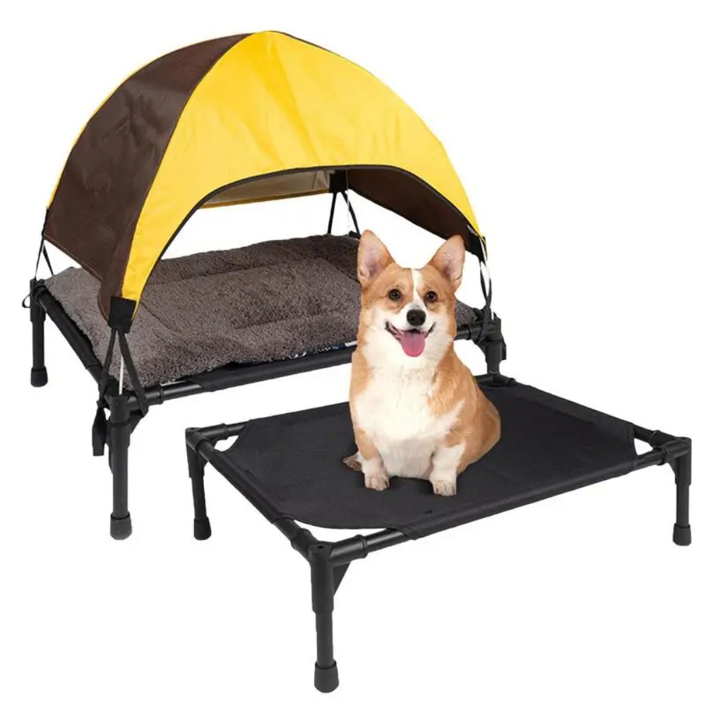 Outdoor Camping Dog Bed - Складная приподнятая лежанка для собак для