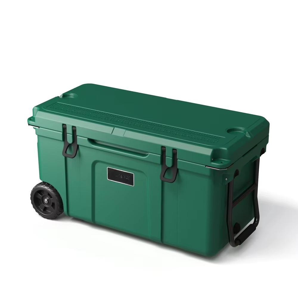 Outdoor Camping Trolley - Изотермический контейнер-тележка 70QT с индивидуальным логотипом,