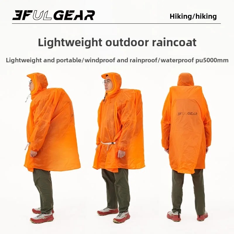 Camping Rain Poncho - Ультралегкое пончо от дождя 3F UL