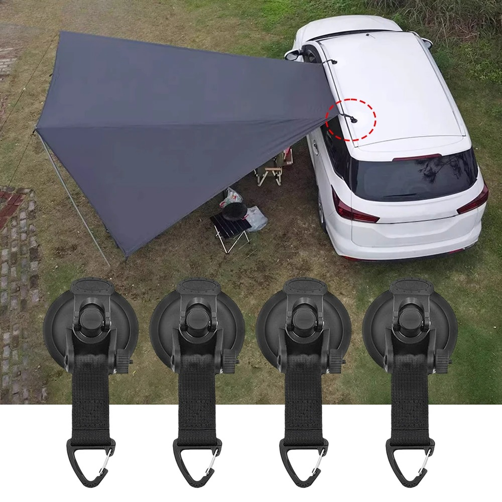 Outdoor Camping Van Tent - 2/4 шт. Присоски-крепления для автомобильной палатки,