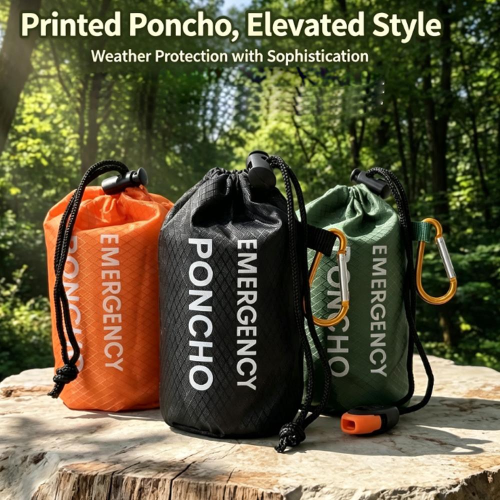 Компактный набор для экстренны – обзор и цена Camping Rain Poncho