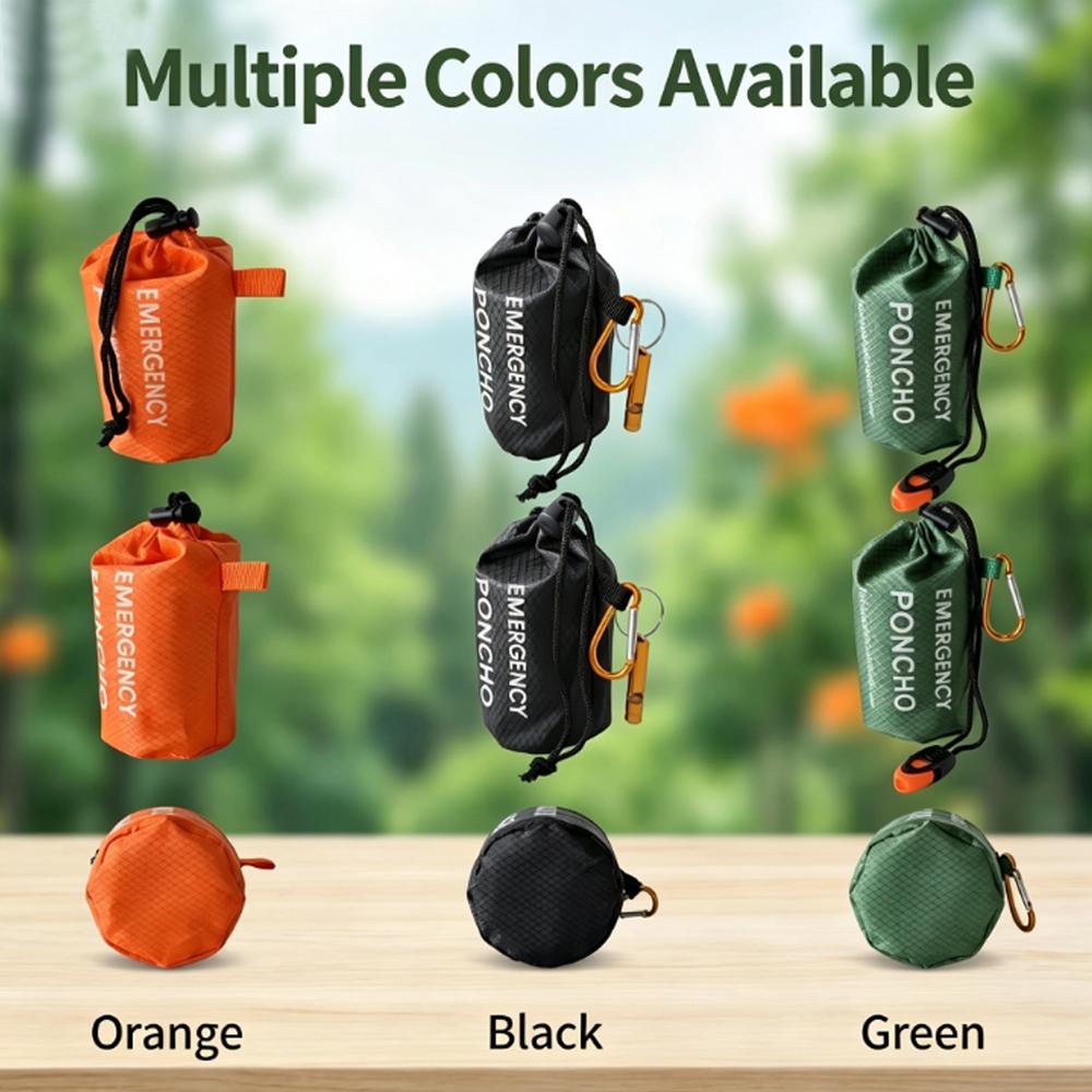 Компактный набор для экстренны – обзор и цена Camping Rain Poncho