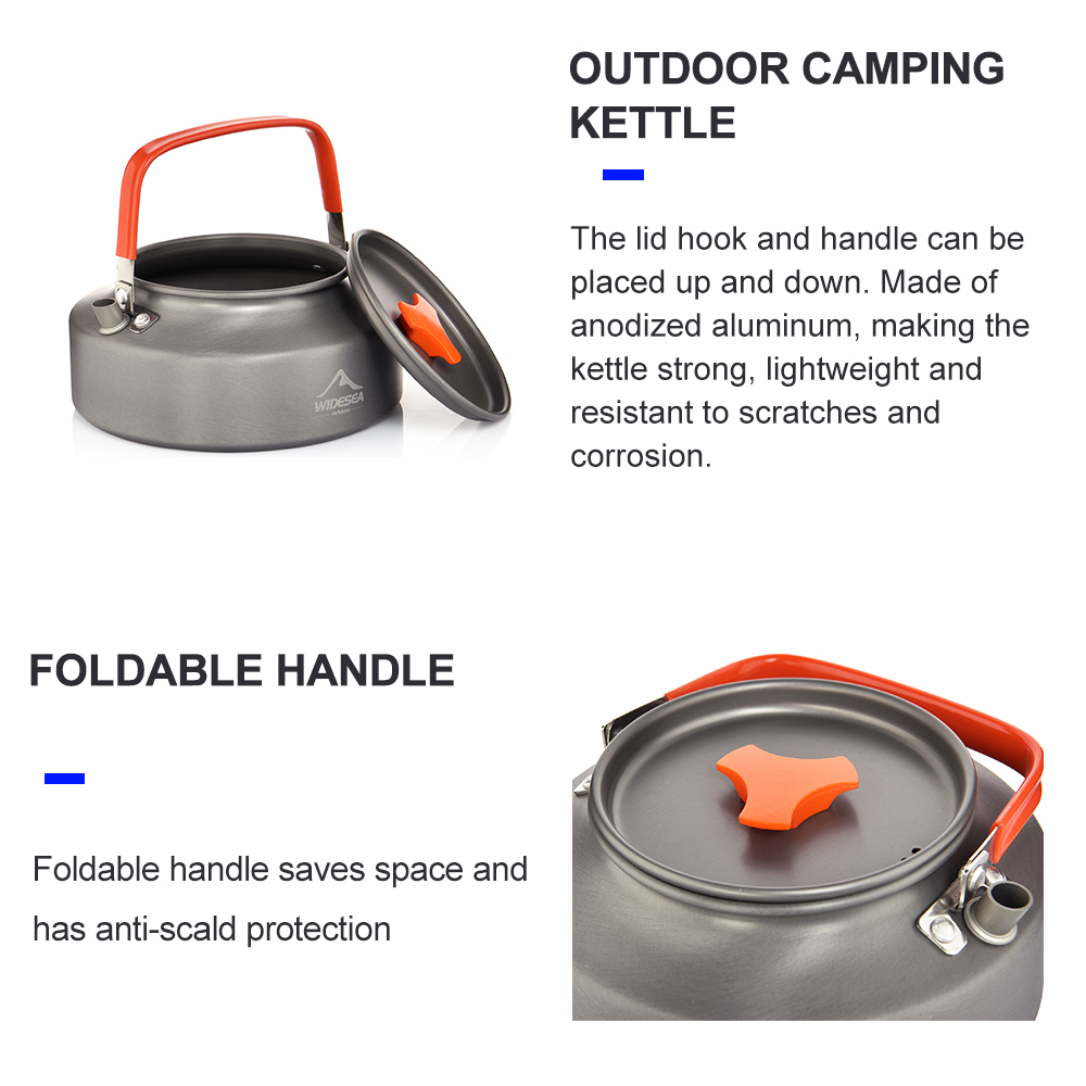 Widesea 1,1 л, 2 л, 1,5 л, чай – обзор и цена Outdoor Camping Dining Set