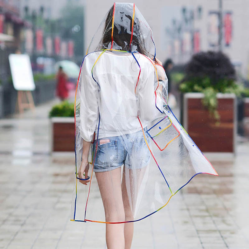Прозрачный дождевик с разноцве – обзор и цена Camping Rain Poncho