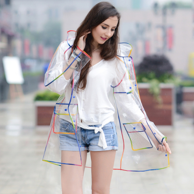 Прозрачный дождевик с разноцве – обзор и цена Camping Rain Poncho