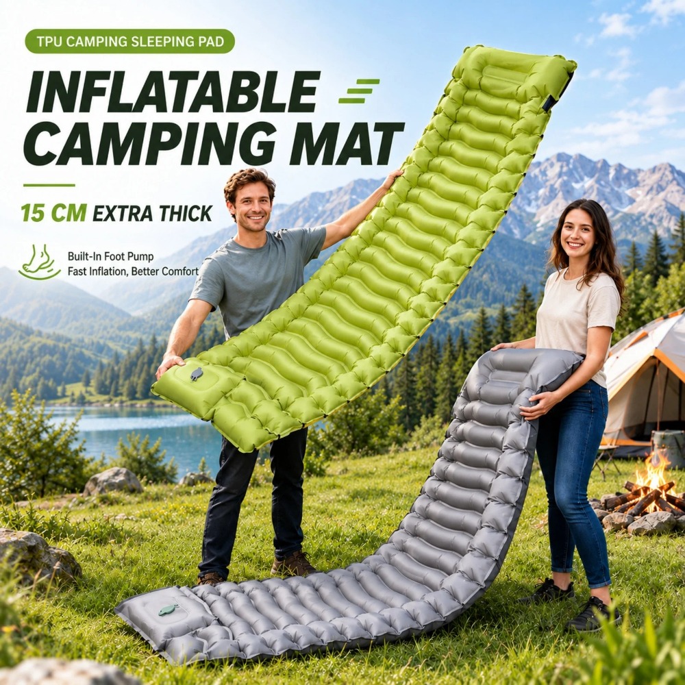 Надувной коврик для сна в кемп – обзор и цена Outdoor Camping Rugs