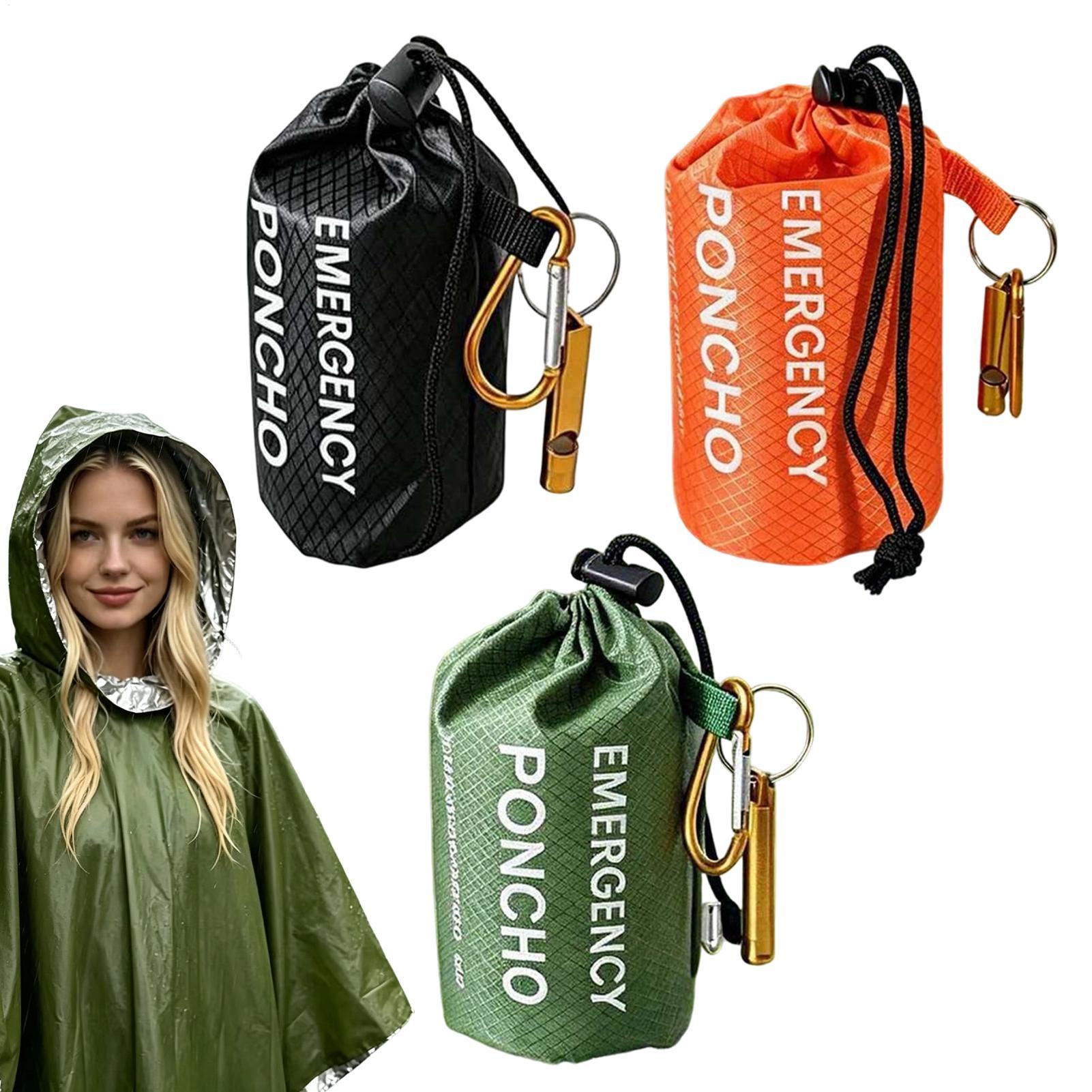 3 шт. термоодеяло-пончо для вы – обзор и цена Camping Rain Poncho