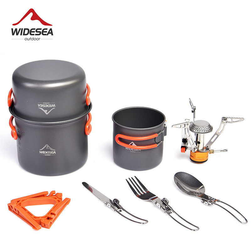 Набор посуды Widesea для кемпи – обзор и цена Outdoor Camping Dining Set