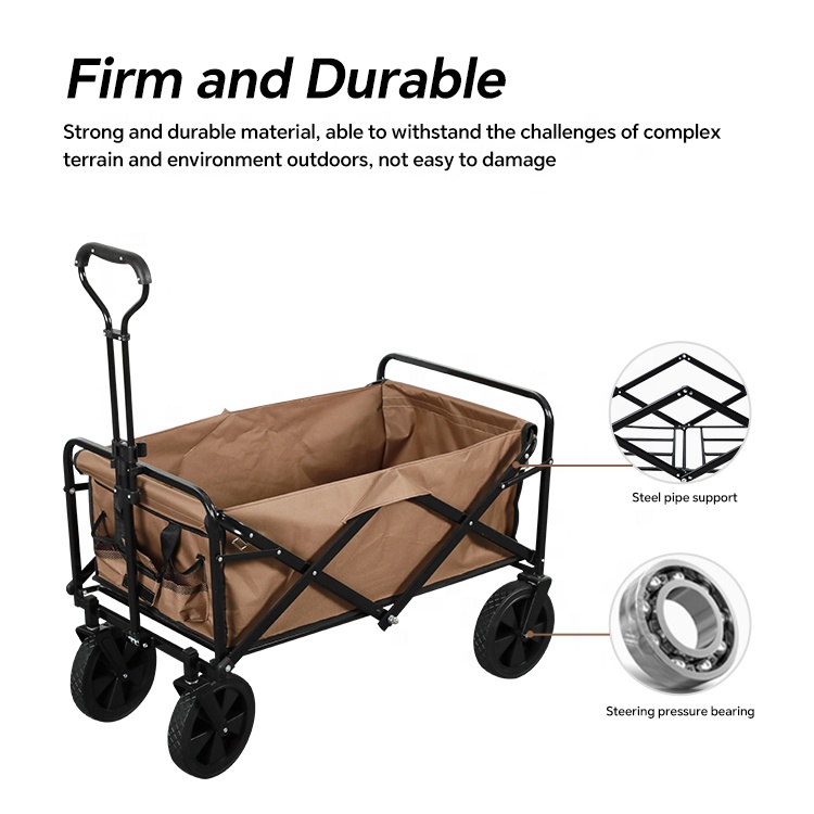 Складная тележка HOMFUL для ры – обзор и цена Outdoor Camping Trolley