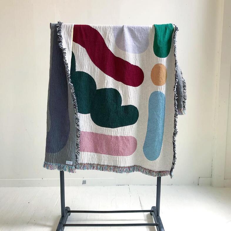 Хлопковое одеяло с цветными ли – обзор и цена Outdoor Camping Rugs