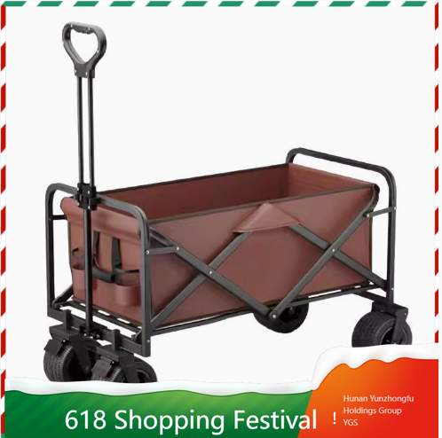 Легкая складная тележка для ке – обзор и цена Outdoor Camping Trolley