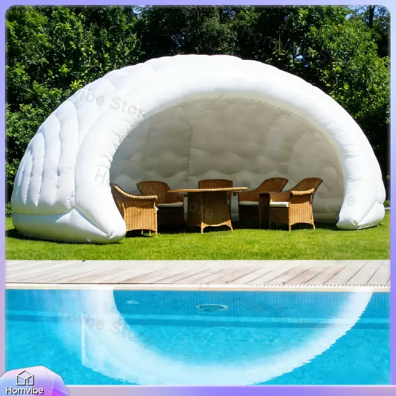 Легкий надувной купольный тент – обзор и цена Outdoor Camping Exhibition